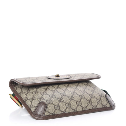 Gucci GG Supreme Monogram Neo Vintage Web Belt Bag Brown 4 of 9