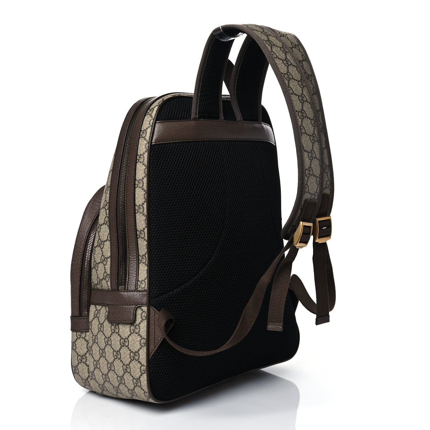 Gucci GG Supreme Monogram Medium Ophidia Day Backpack Brown 3 of 11