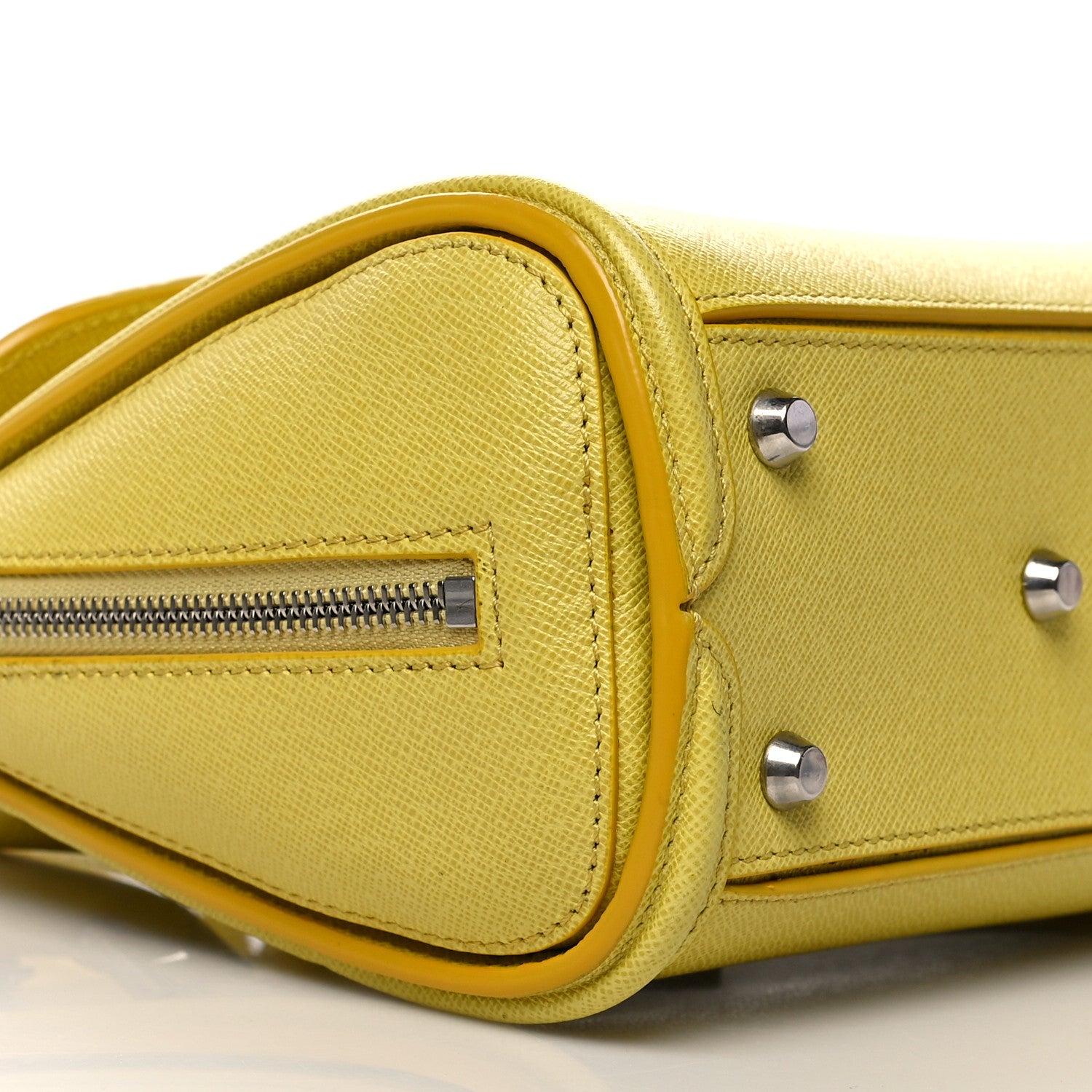 Alexander McQueen Calfskin Mini Heroine Yellow 10 of 13