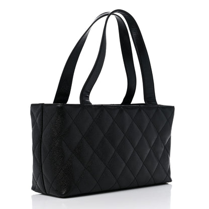 Chanel Caviar Quilted Shoulder Bag Black 3 of 12