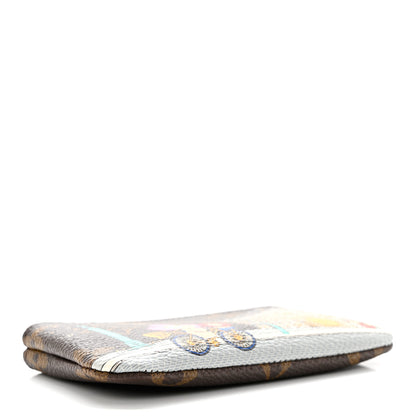 Louis Vuitton Monogram 2022 Christmas Animation Paris Key Pouch Pink 4 of 7