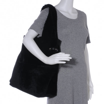 Givenchy Lamb Fur George V Reversible Bag Black 2 of 8