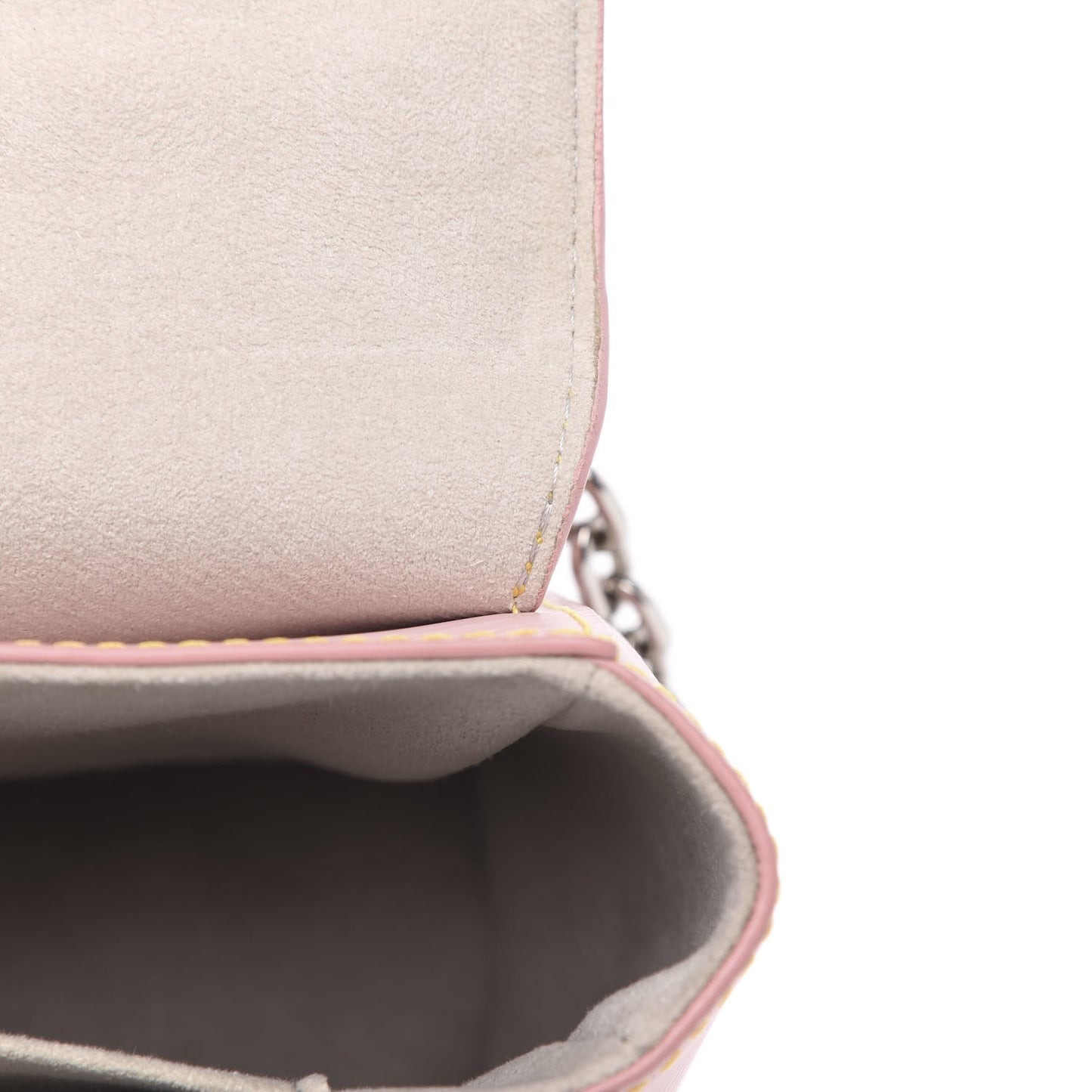 Epi Twist Shoulder Bag MM Rose Ballerine