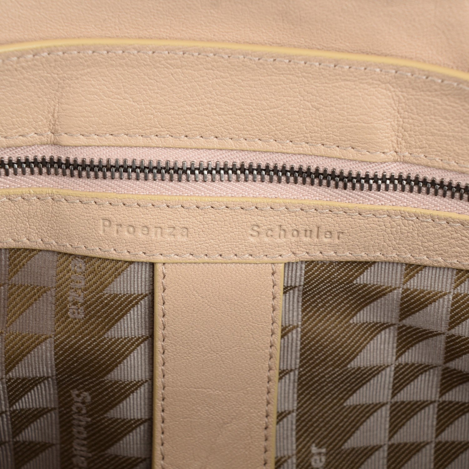 Proenza Schouler Lambskin Fringe Medium PS1 Satchel Nude 6 of 8