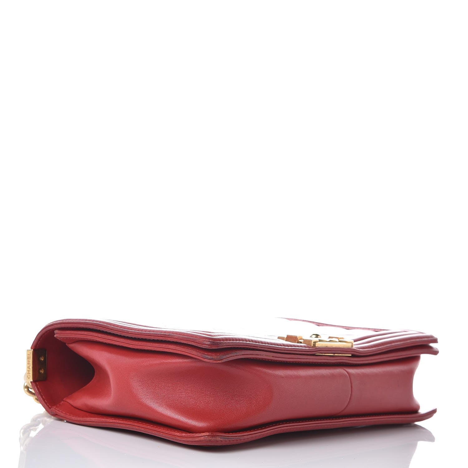 Chanel Lambskin Quilted New Medium Boy Flap Red 4 of 16