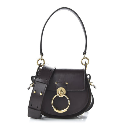 Chloe Calfskin Small Tess Bag Black Raisin 1 of 9