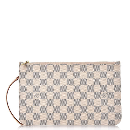Louis Vuitton Damier Azur Neverfull MM GM Pochette 1 of 8