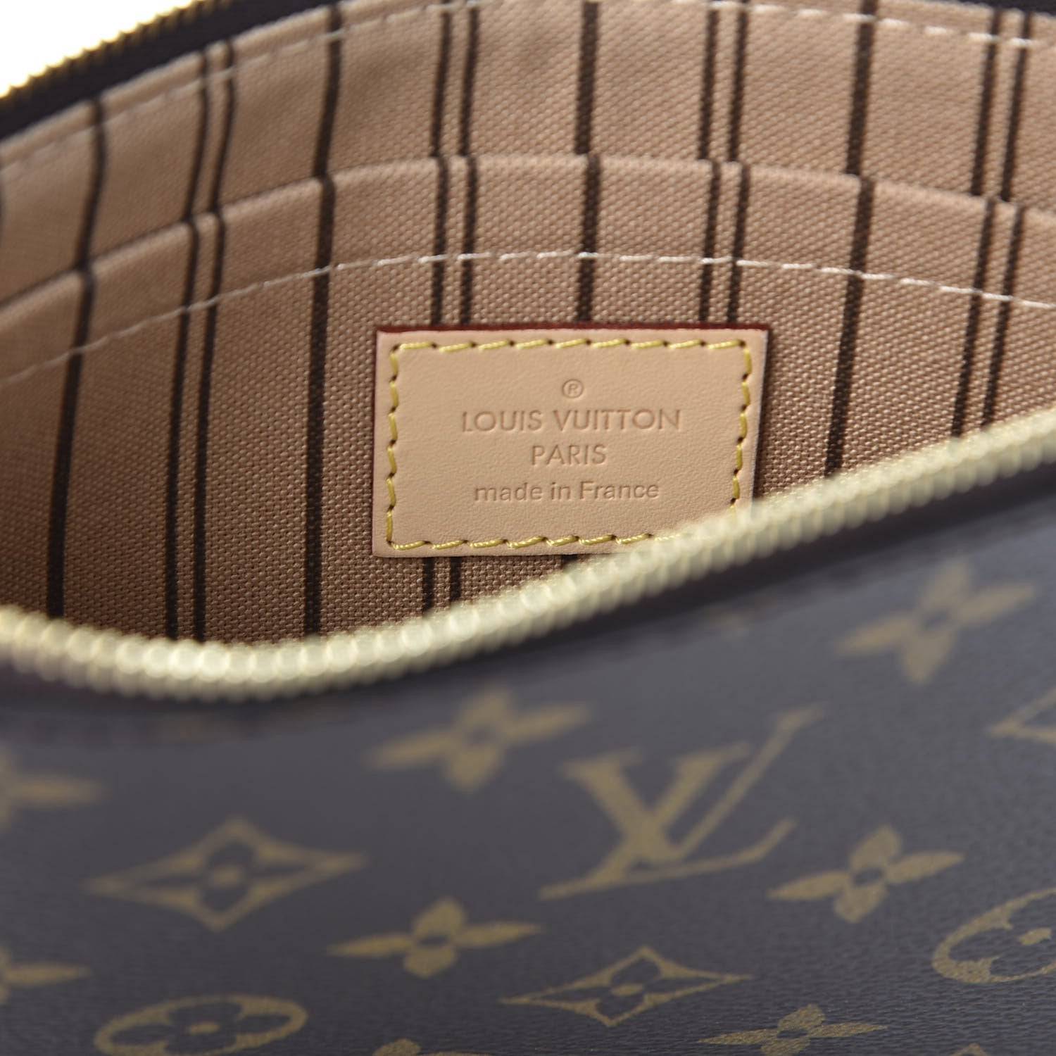Louis Vuitton Monogram Neverfull MM GM Pochette 7 of 8