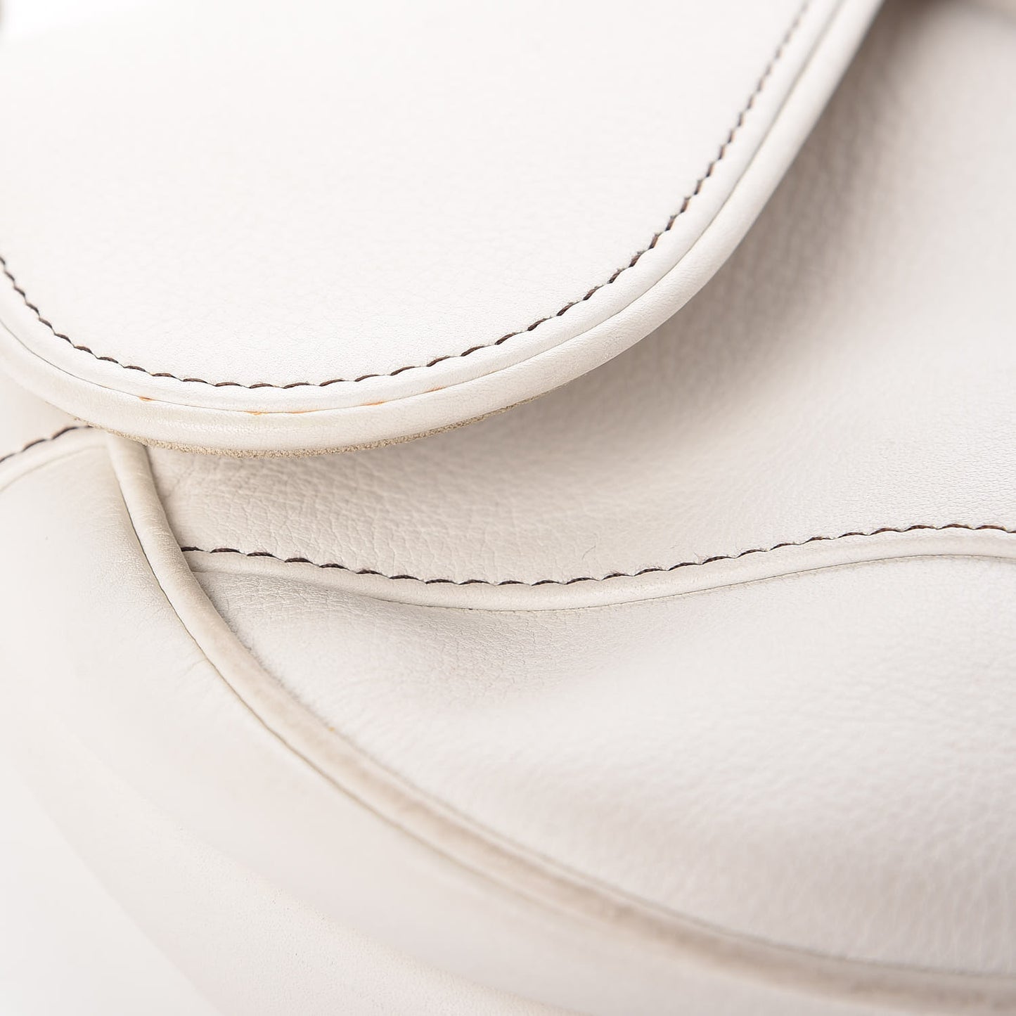 Calfskin Saddle Bag White