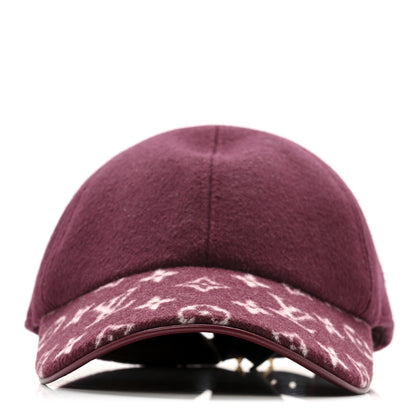 Louis Vuitton Wool Silk Monogram Endless Cap L Bordeaux 3 of 9