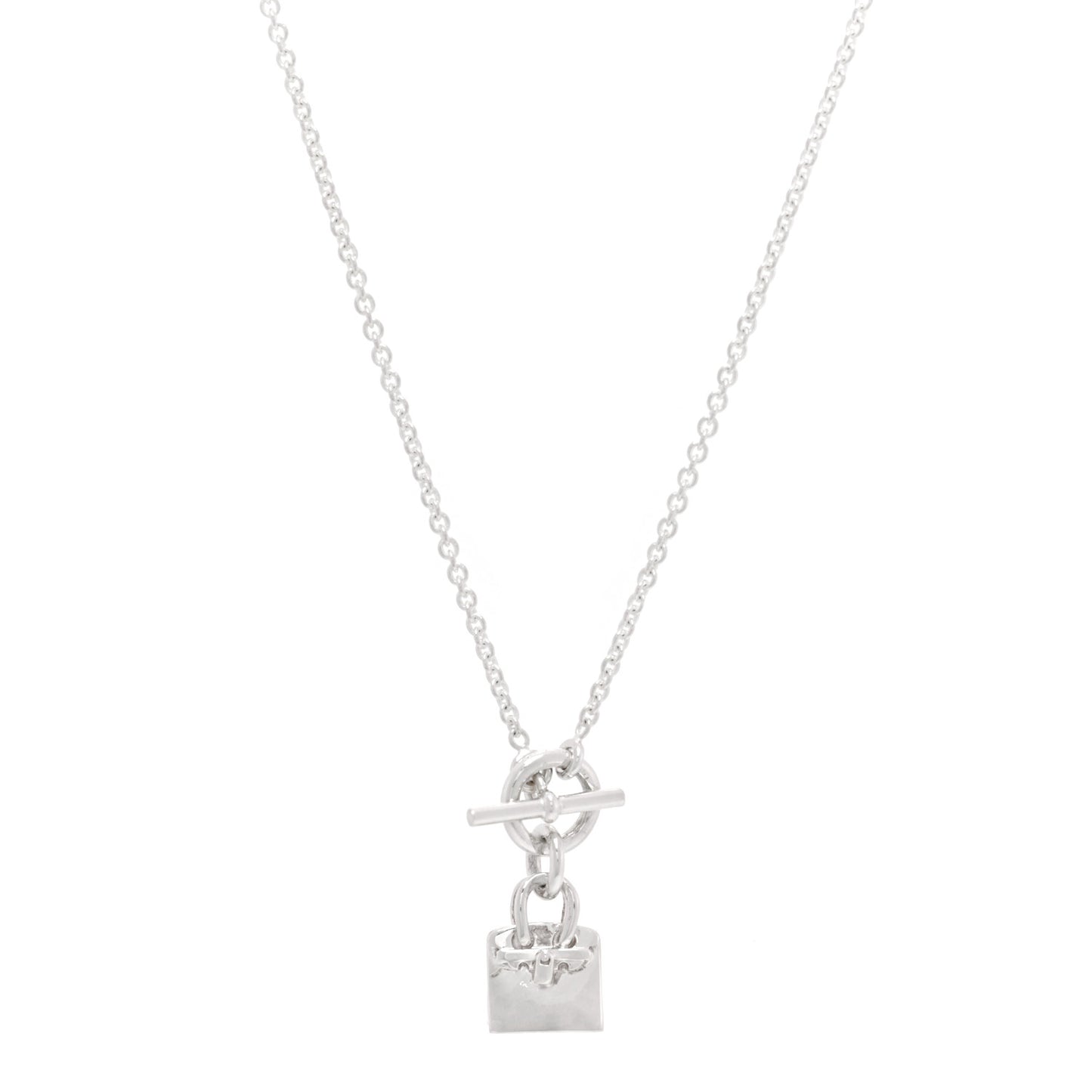 Sterling Silver Birkin Amulette Pendant Necklace