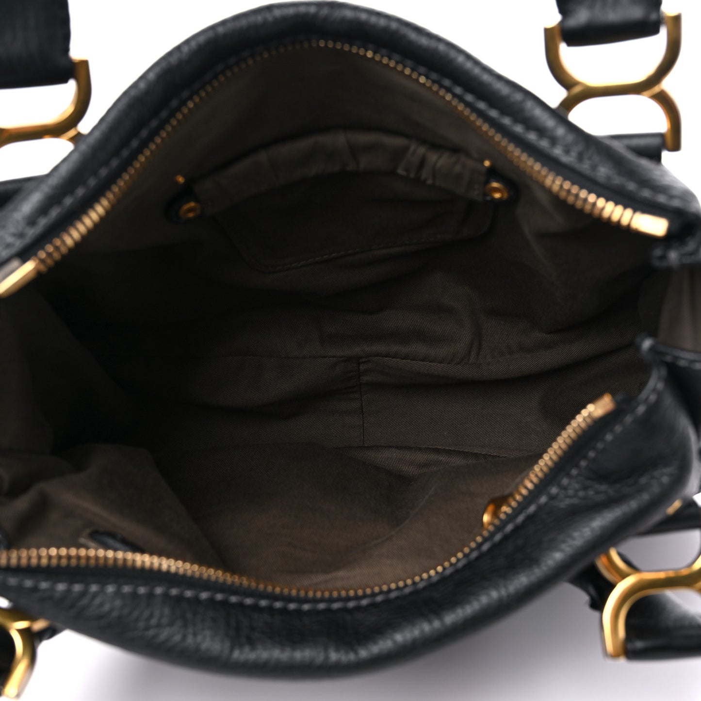 Calfskin Medium Marcie Satchel Black