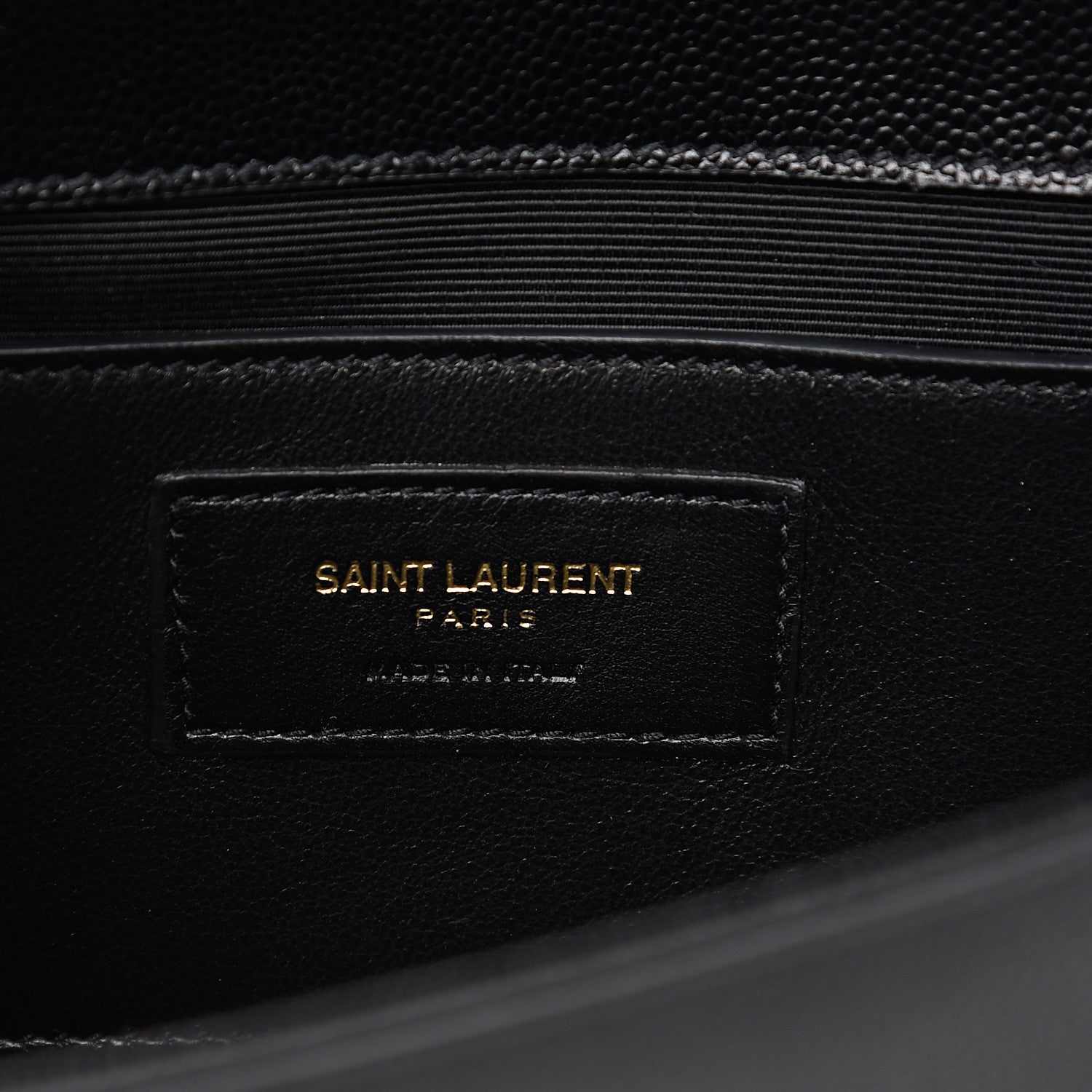 Saint Laurent Grain De Poudre Classic Monogram Kate Clutch Black 5 of 9