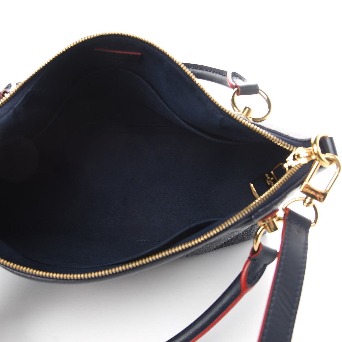 Empreinte V Tote MM Marine Rouge