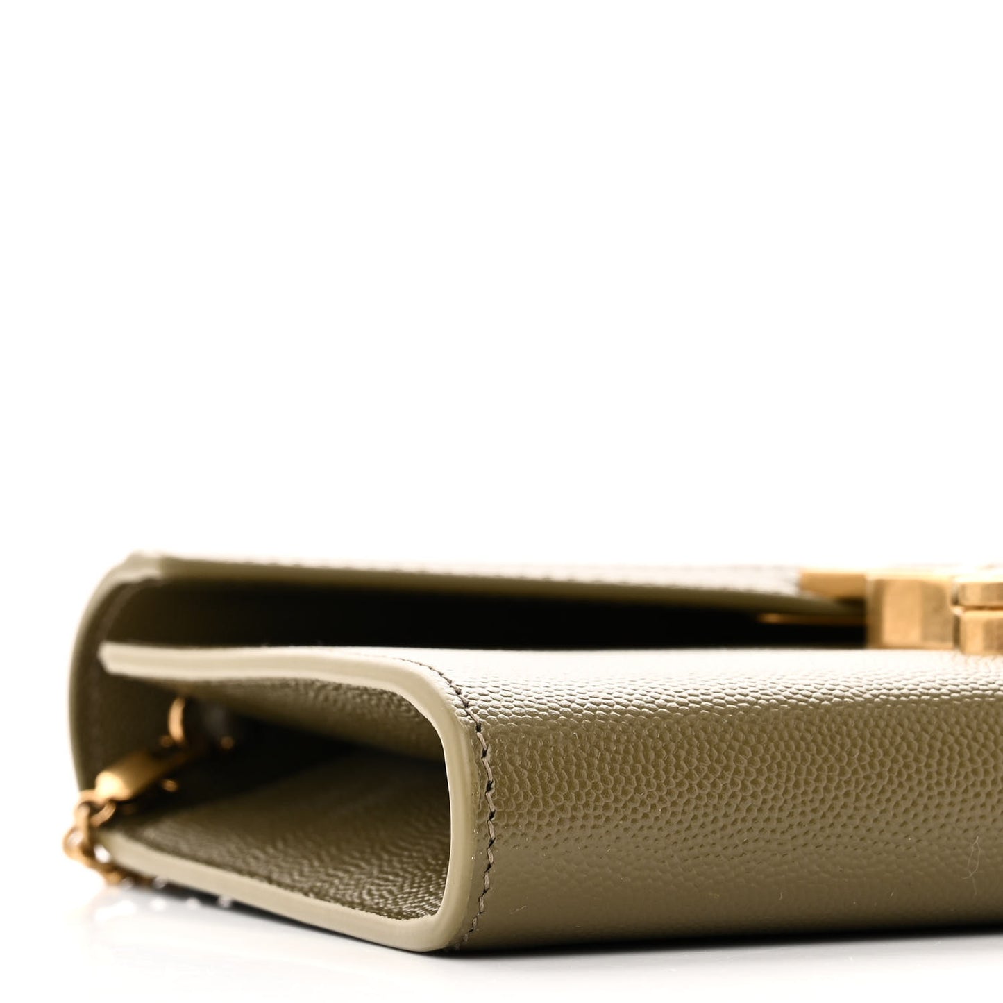 Grain De Poudre Monogram Cassandra Chain Wallet Ver Kaki