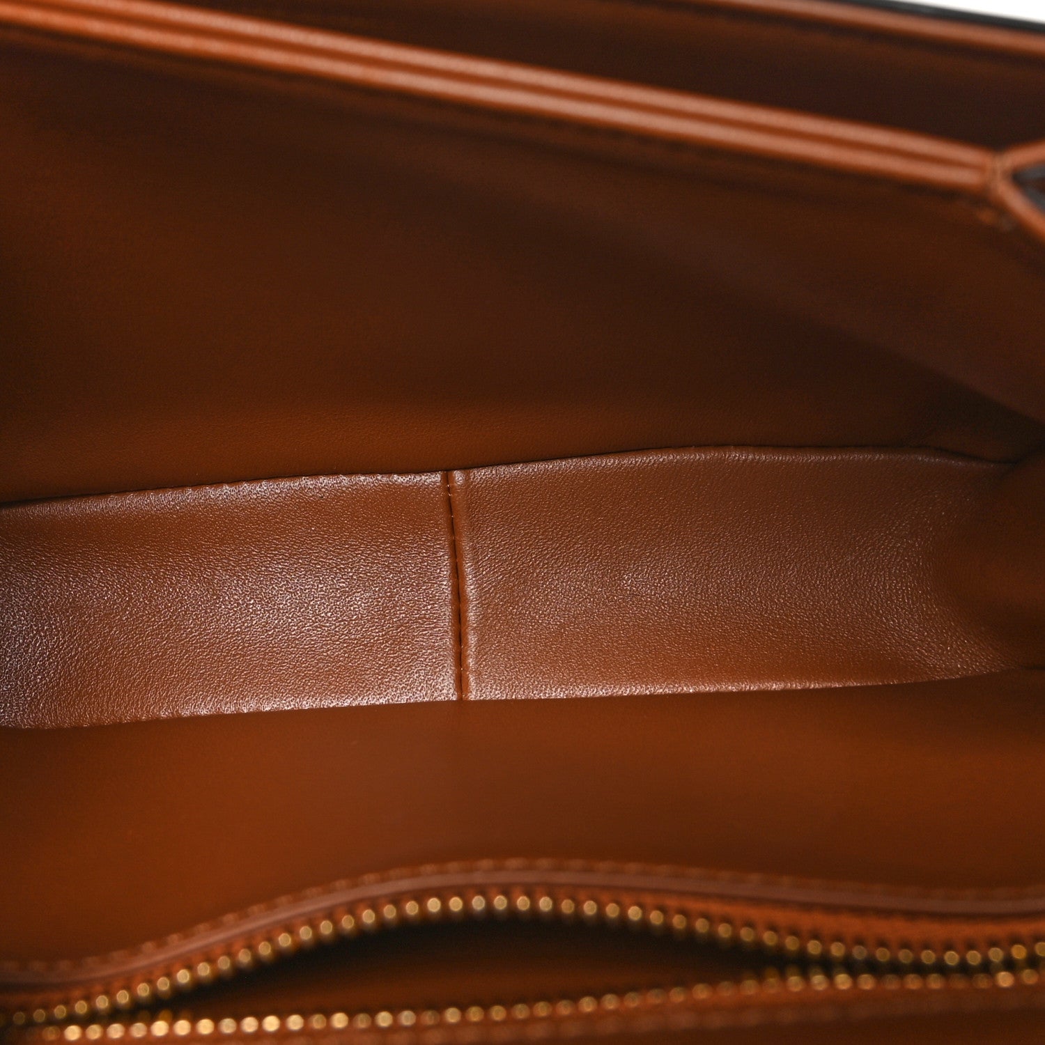 Celine Textile Natural Calfskin Teen Triomphe Natural Tan 5 of 9