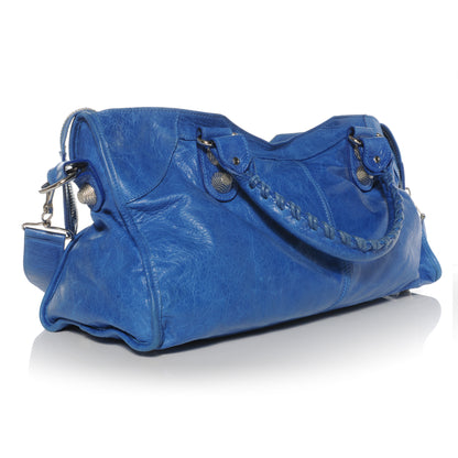 Balenciaga Agneau Giant 21 Silver Hardware Part Time Electric Bleu 3 of 10