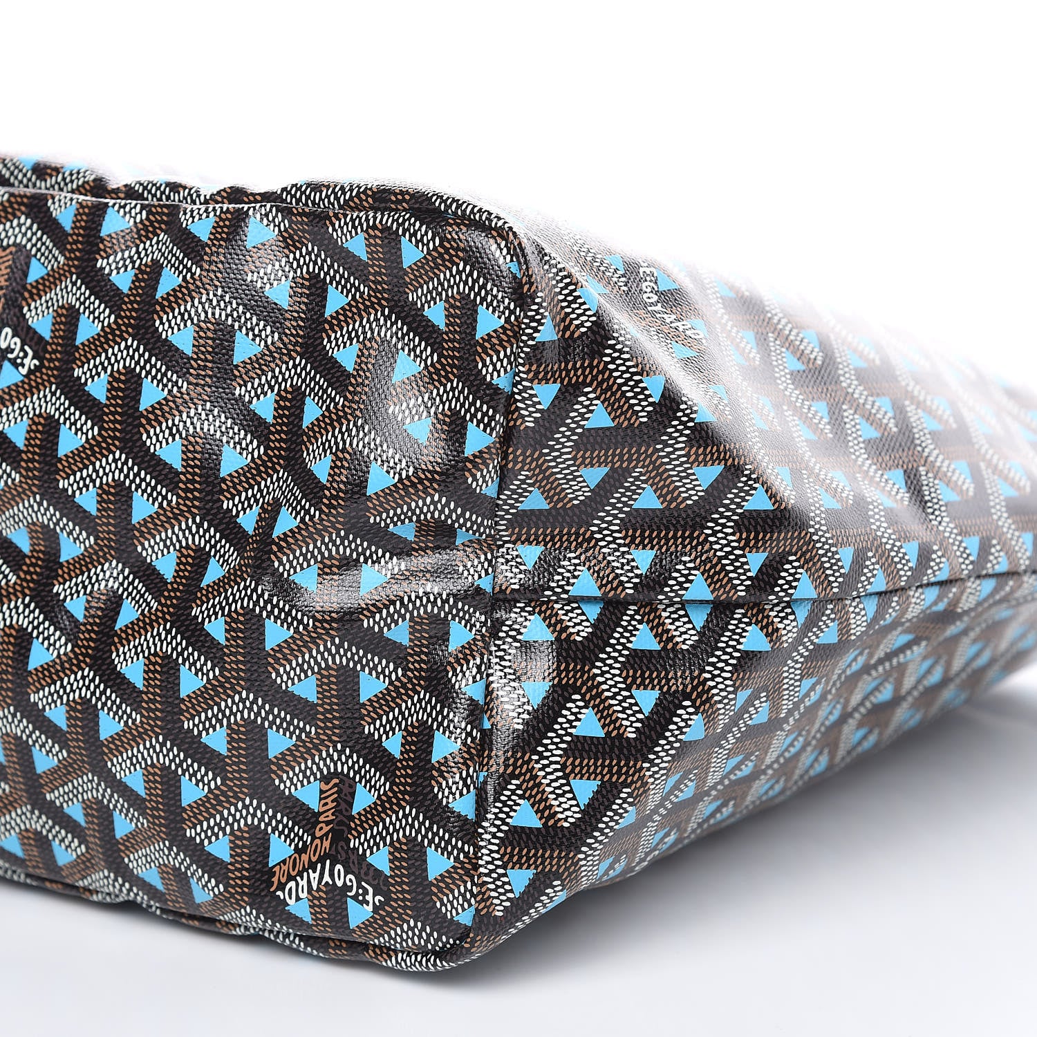 Goyard Goyardine Saint Louis Claire Voie PM Black Blue 8 of 8