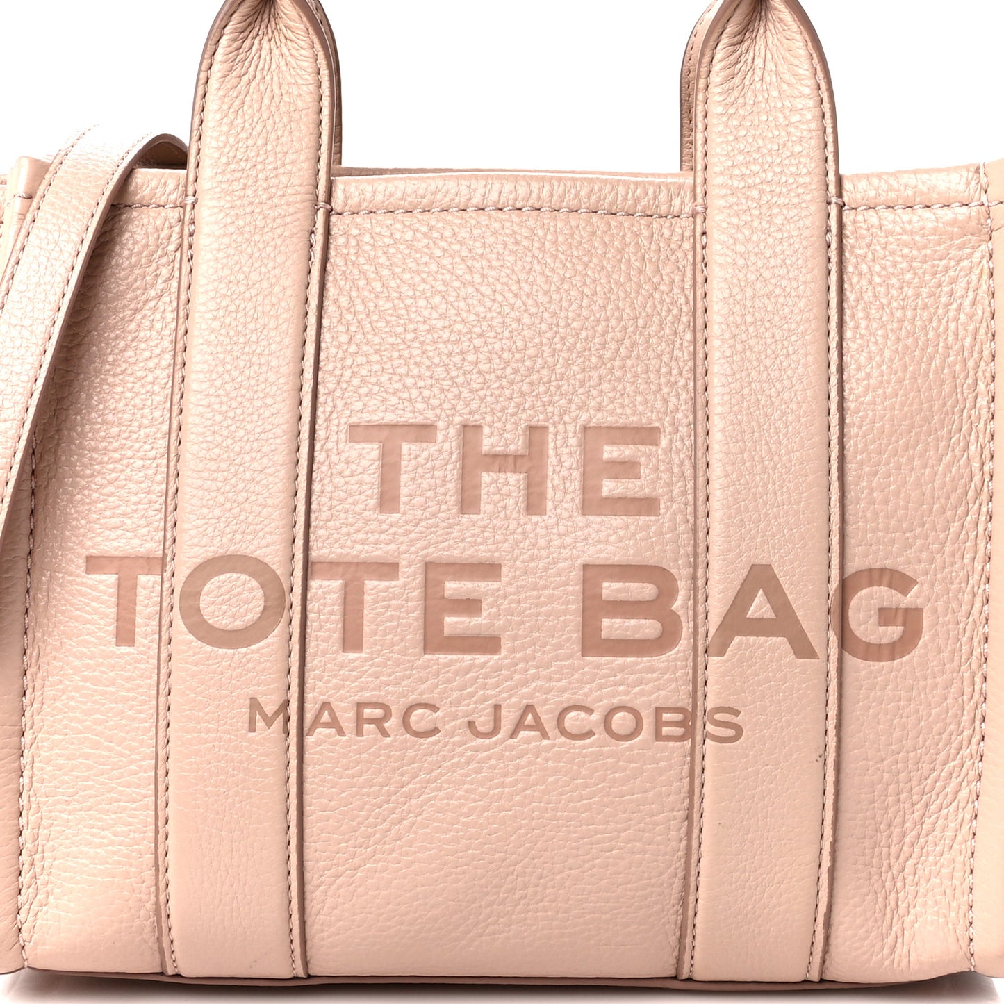 Grained Calfskin Small The Tote Bag Rose Dust
