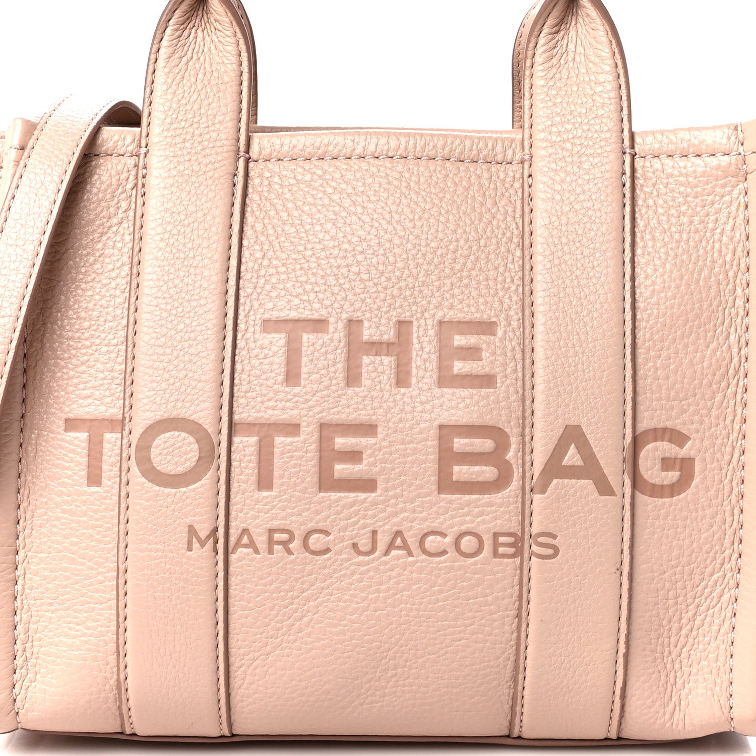 Marc Jacobs Grained Calfskin Small The Tote Bag Rose Dust 10 of 12