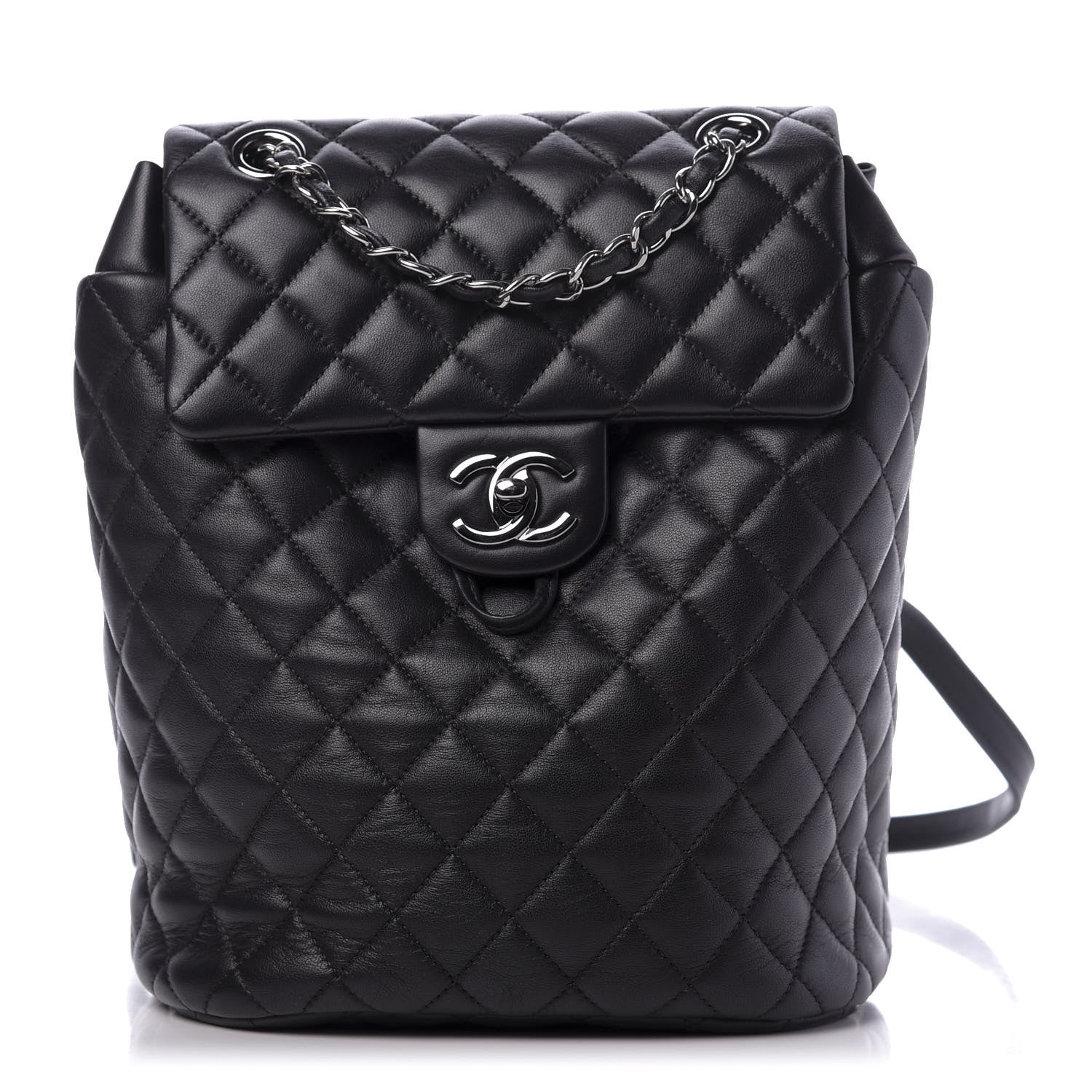 Chanel Lambskin Quilted Small Urban Spirit Backpack Black 1 of 10