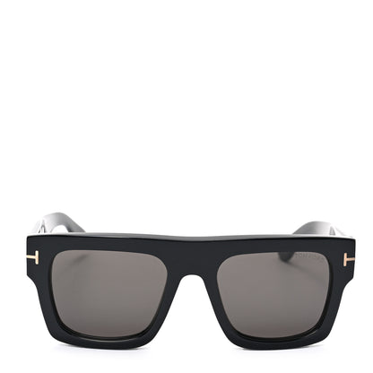 Tom Ford Acetate Fausto Sunglasses TF711 Black 2 of 6