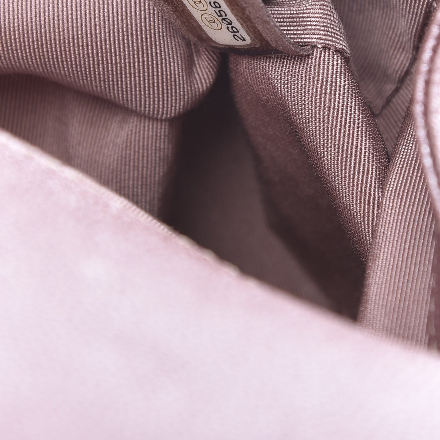 Chanel Metallic Caviar Chevron Quilted Medium Boy Flap Dark Pink 7 of 11