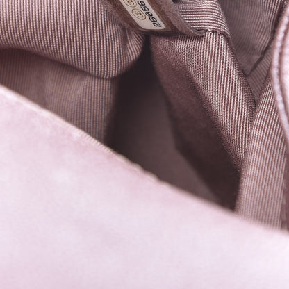 Chanel Metallic Caviar Chevron Quilted Medium Boy Flap Dark Pink 7 of 11