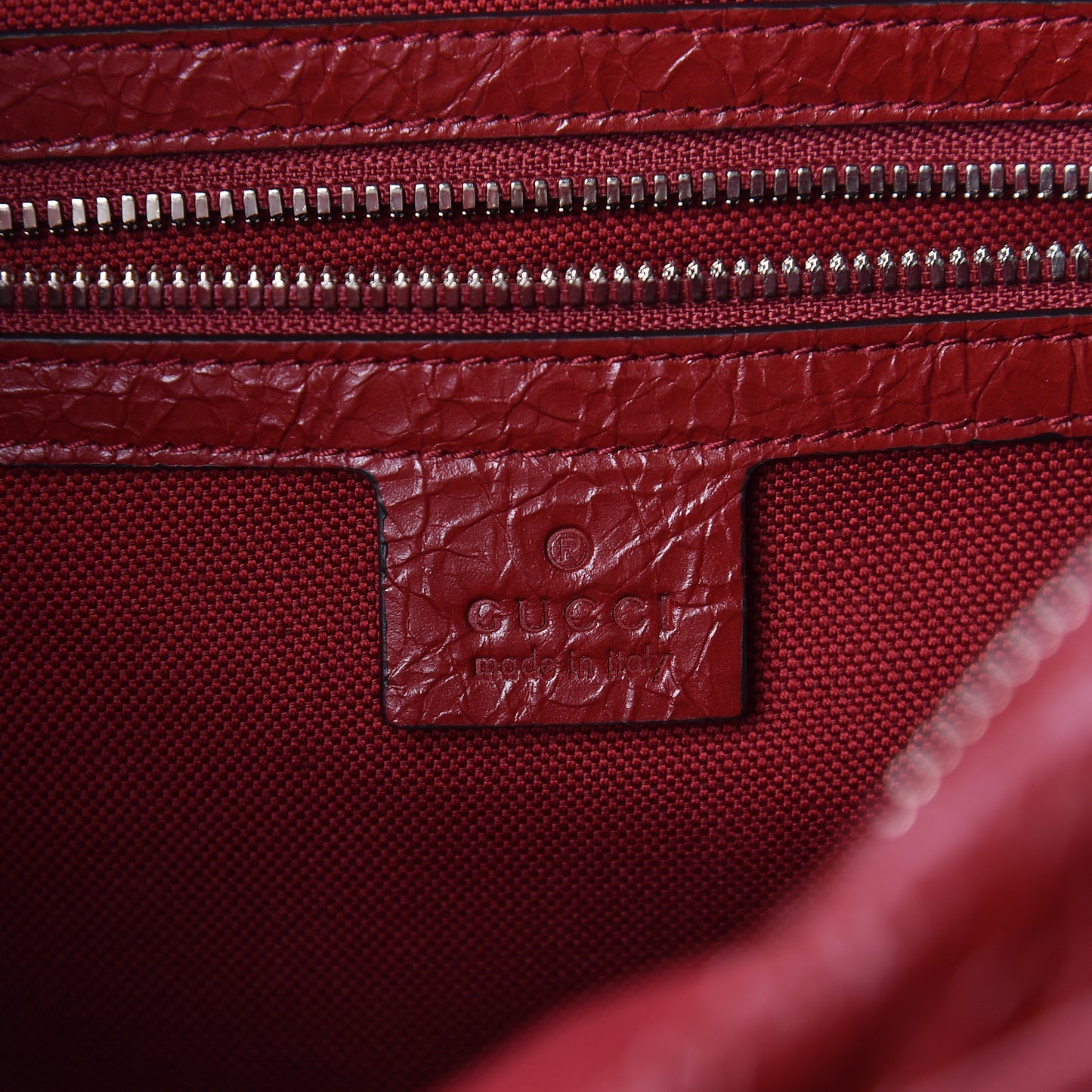 Fluffy Calfskin Morpheus Shoulder Bag Rosso