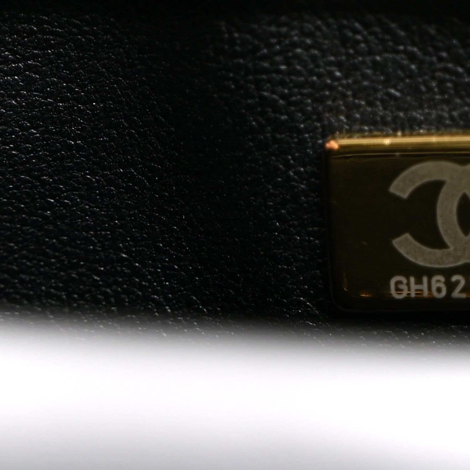 Chanel Shiny Lambskin Quilted Golden Links Top Handle Flap Black 7 of 10