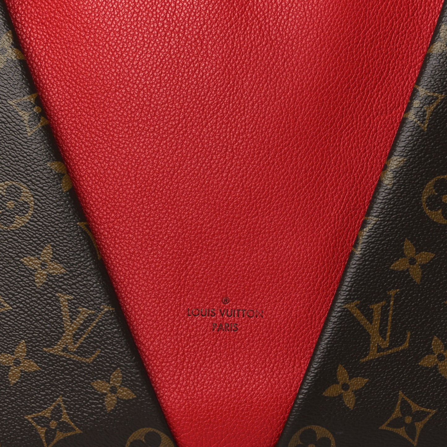 Monogram V Tote MM Cherry