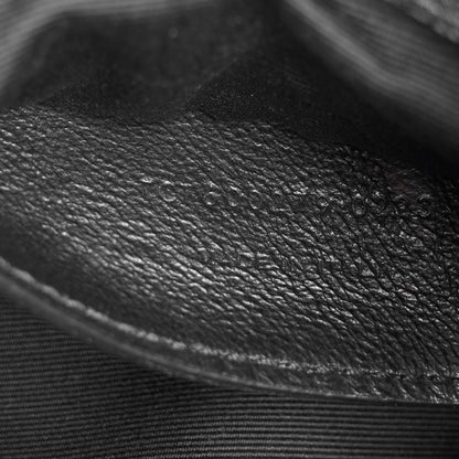 Saint Laurent Sheepskin Matelasse Chevron Monogram Medium College Bag Black 8 of 11