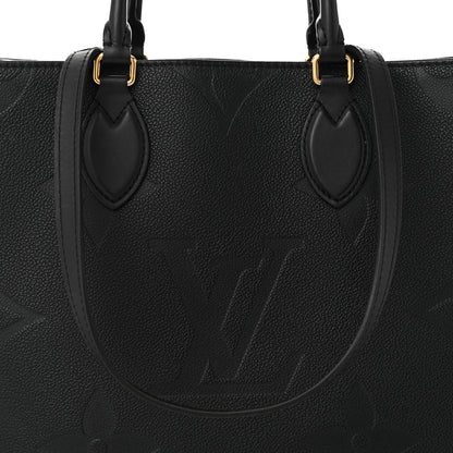 Louis Vuitton Empreinte Monogram Giant Onthego MM Black 7 of 10