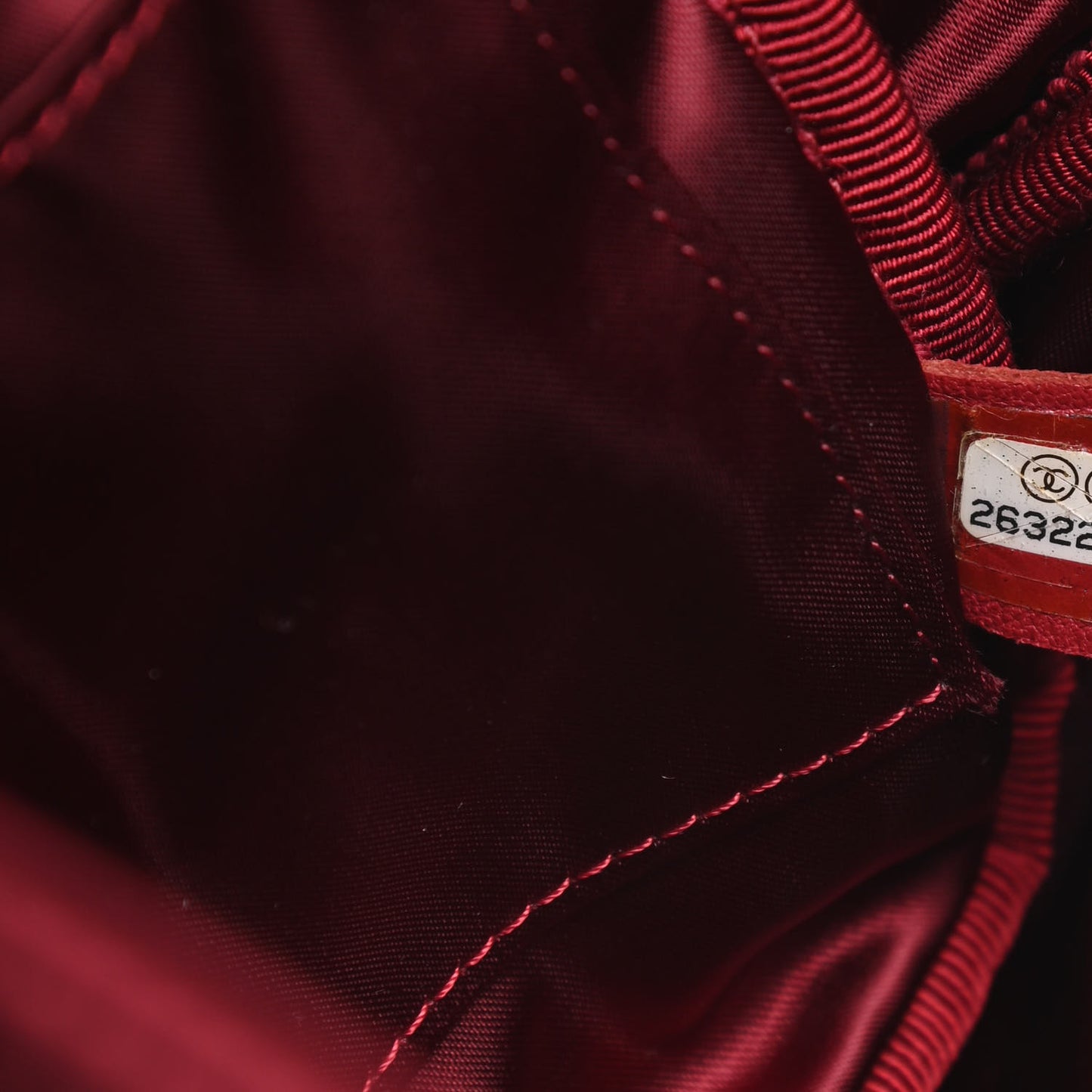 Satin Quilted Paris-Hamburg Camera Bag Red