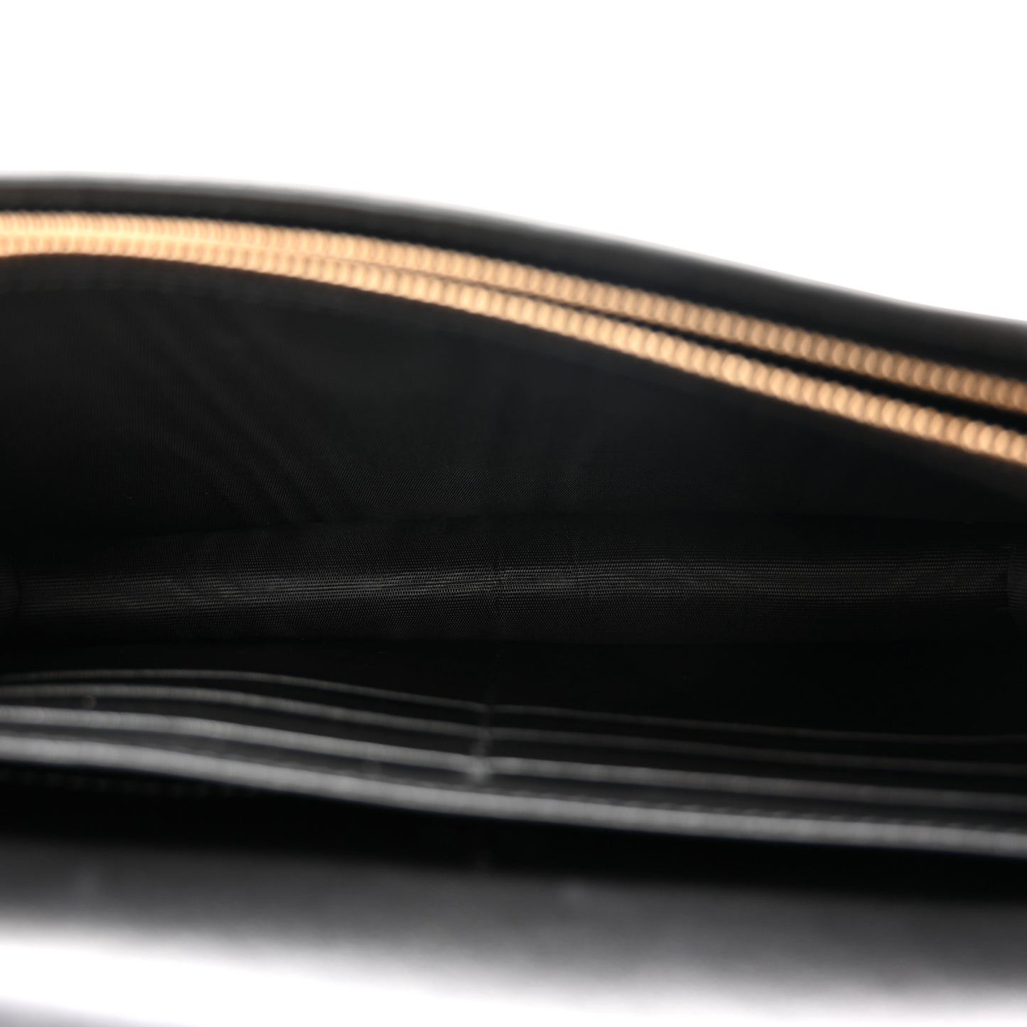 Calfskin GG Matelasse Chain Wallet Black