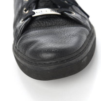 Gucci Nappa Mens Low Top Sneakers 9.5 Black 9 of 19