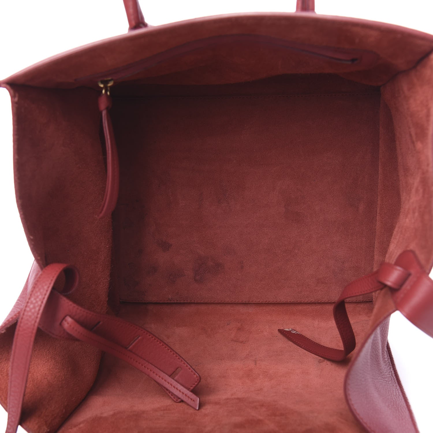 Celine Supple Calfskin Medium Phantom Luggage Red 5 of 18