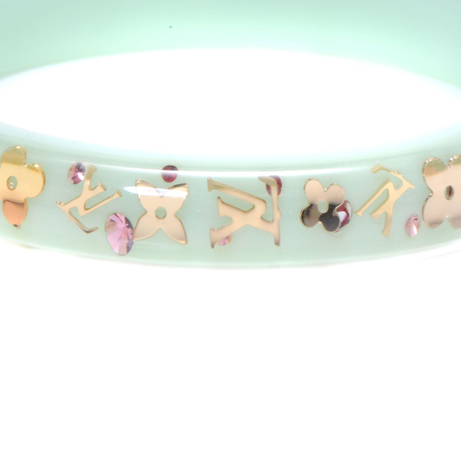 Louis Vuitton Inclusion Bracelet PM sz Medium Peppermint 4 of 5