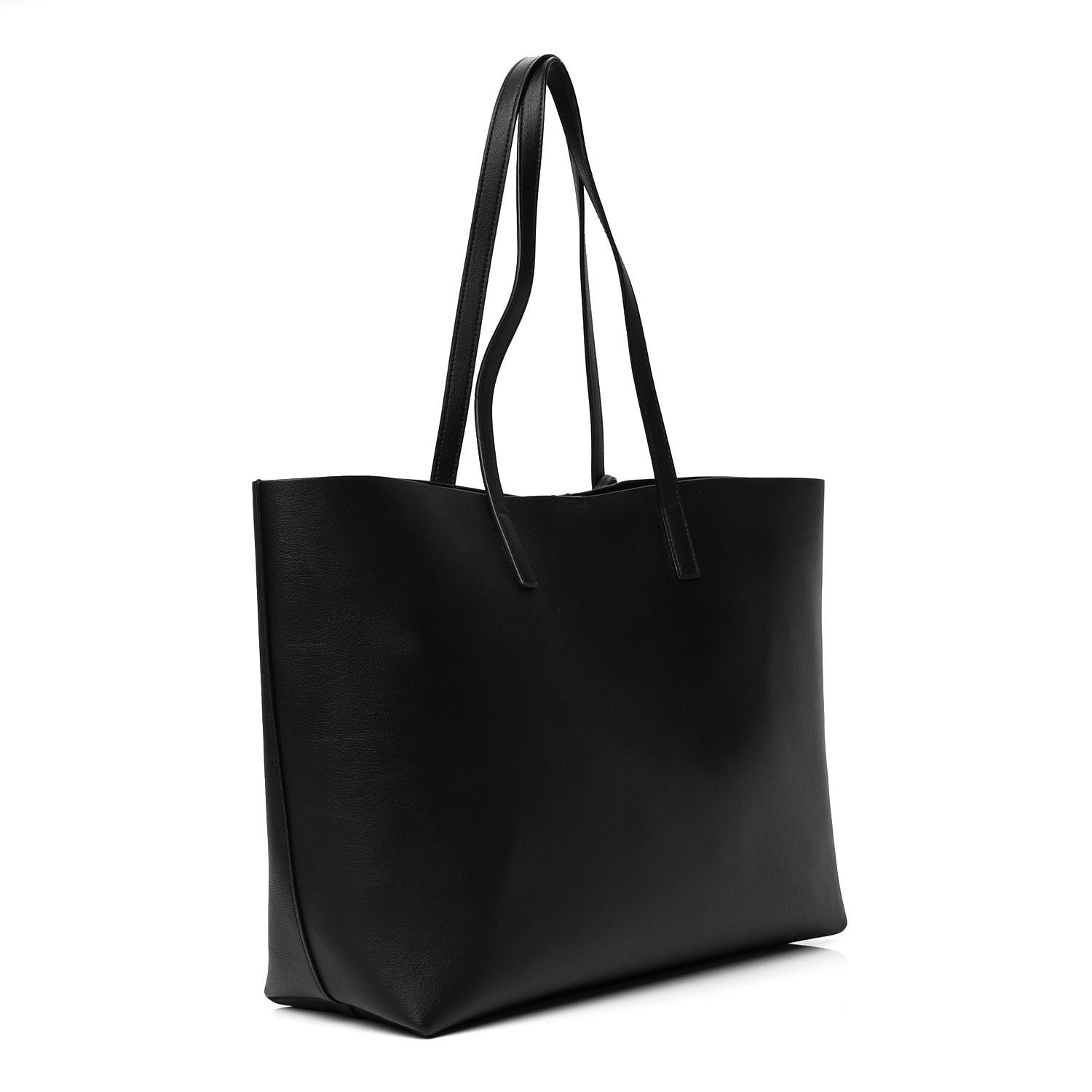 Saint Laurent Calfskin Large Shopping Tote Black 2 of 4