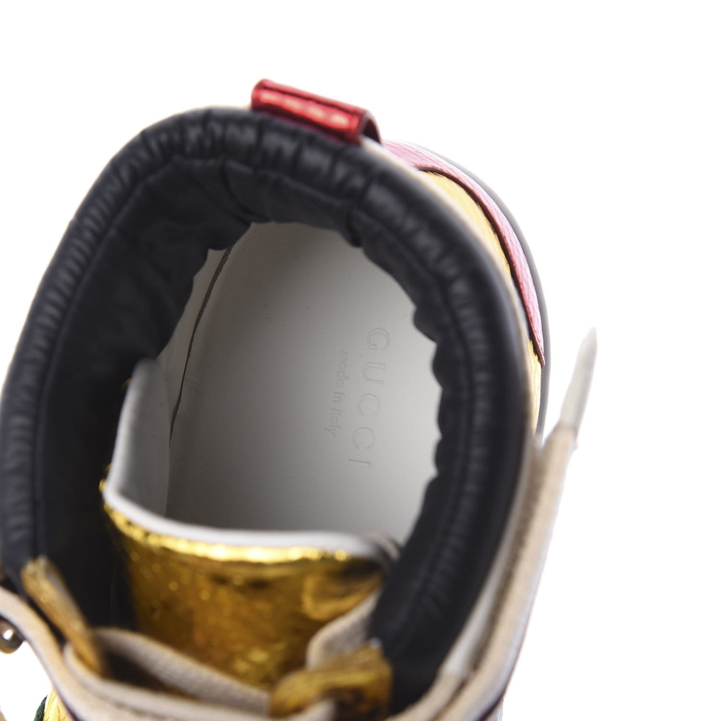 Metallic Ayers Web Womens New Ace Stripe High Top Sneakers 41.5 Oro
