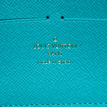 Louis Vuitton Monogram V Zippy Wallet Turquoise 6 of 7