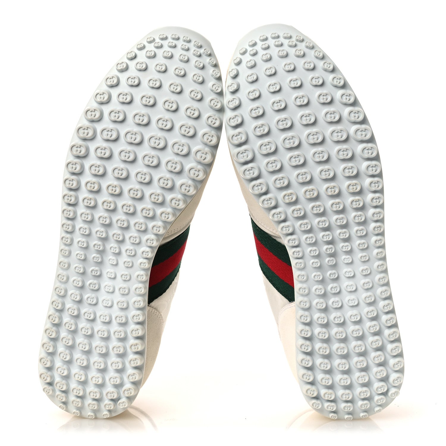 Gucci GG Suede Monogram Web Re-Motion Sneakers 37 White 7 of 12