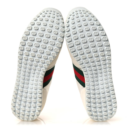 Gucci GG Suede Monogram Web Re-Motion Sneakers 37 White 7 of 12