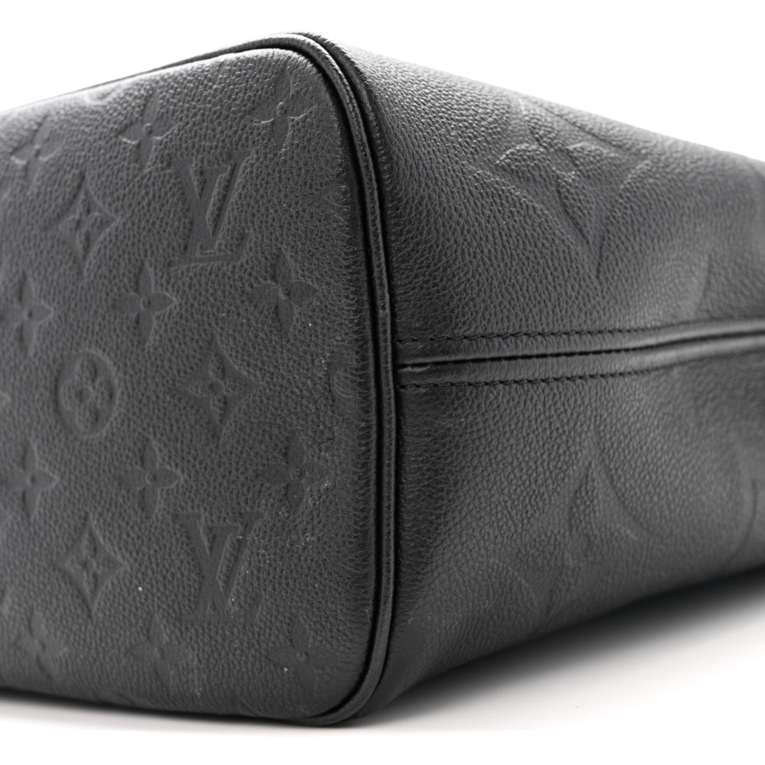 Louis Vuitton Empreinte Monogram Giant Neverfull MM Black 10 of 14