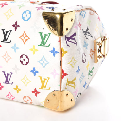 Louis Vuitton Monogram Multicolor Speedy 30 White 9 of 30