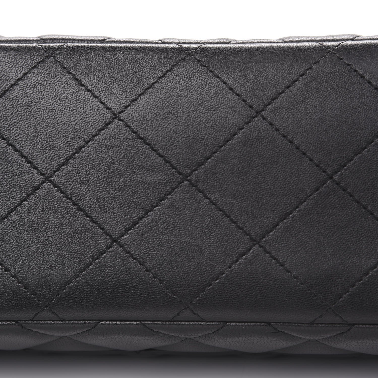 Chanel Lambskin Quilted Jumbo Single Flap Black 10 of 14
