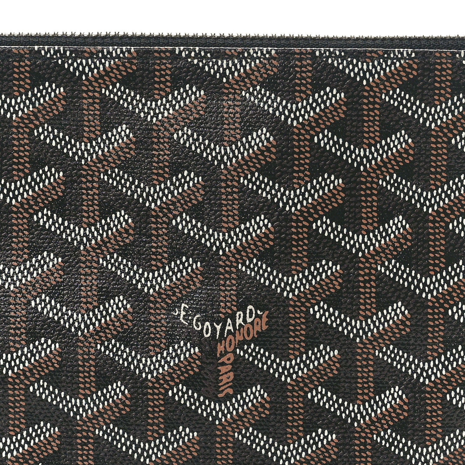 Goyard Goyardine Senat Pochette PM Black Gold 7 of 7