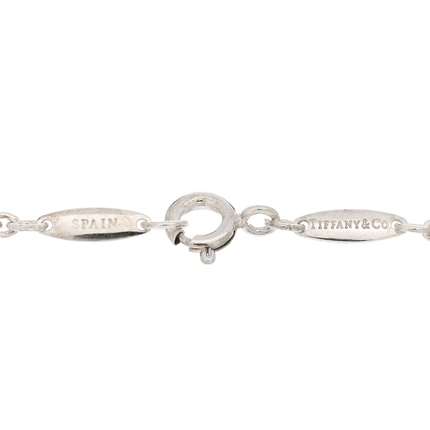 Sterling Silver Elsa Peretti Open Heart Charm Bracelet