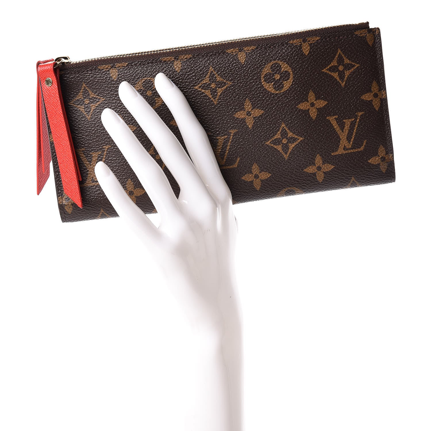 Louis Vuitton Monogram Adele Wallet Coquelicot 2 of 14