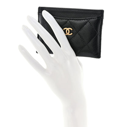 Chanel Caviar Quilted Card Holder Black 2 of 12
